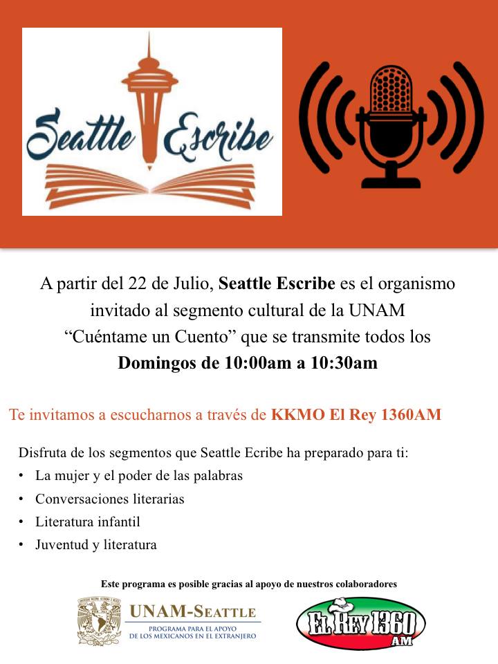 Seattle Escribe en la radio… ¡Escúchanos!