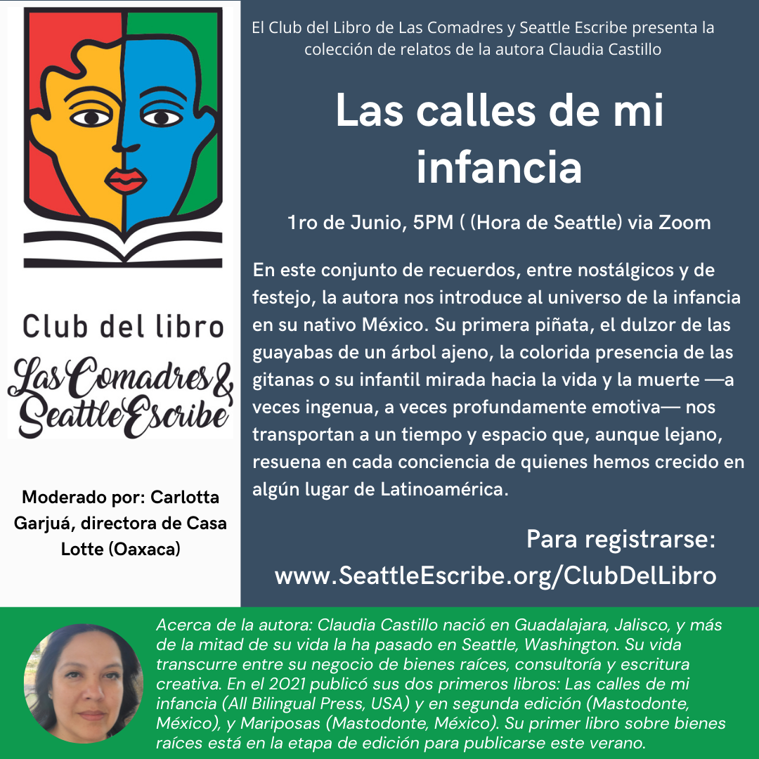 Club del Libro de Las Comadres y Seattle Escribe con Claudia Castillo