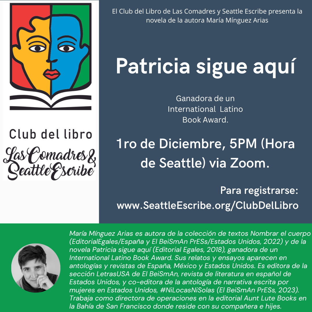 Club del Libro de Las Comadres y Seattle Escribe con María Mínguez Arias
